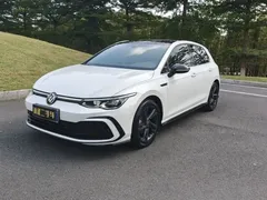 2021 Volkswagen Golf 280TSI DSG R-Line, белый — фото 1