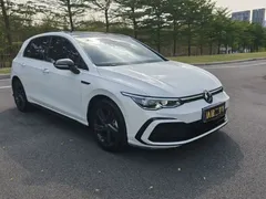 2021 Volkswagen Golf 280TSI DSG R-Line, белый — фото 3