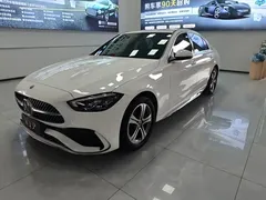 2022 Mercedes-Benz C-Class C 200 L, белый — фото 1