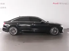 2020 Audi A6L 55 TFSI e quattro PHEV, чёрный — фото 3