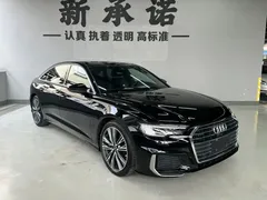 2022 Audi A6L 55 TFSI quattro, чёрный — фото 2