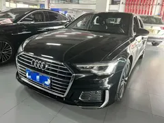 2021 Audi A6L 45 TFSI, чёрный — фото 1