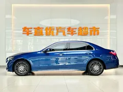 2022 Mercedes-Benz C-Class C 260 L Sport, синий — фото 4