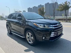 2021 Toyota Highlander 2.0T 2WD Luxury 7, чёрный — фото 3