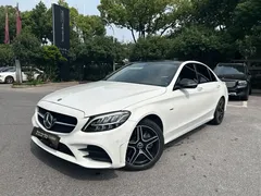 2021 Mercedes-Benz C-Class C 260 L Sport, белый — фото 1