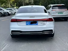 2022 Audi A7L 45 TFSI quattro S-line, белый — фото 8