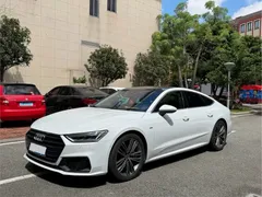 2023 Audi A7 45 TFSI Select, белый — фото 1