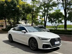 2023 Audi A7 45 TFSI Select, белый — фото 3