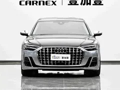 2022 Audi A8L 55 TFSI quattro, чёрный — фото 2