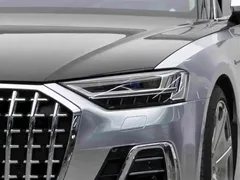 2022 Audi A8L 55 TFSI quattro, чёрный — фото 3