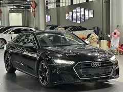 2021 Audi A7 45 TFSI, чёрный — фото 3