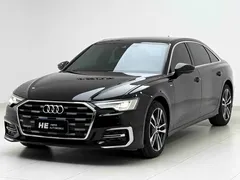 2023 Audi A6L 40 TFSI, чёрный — фото 1