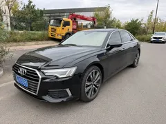 2021 Audi A6L 55 TFSI quattro Premium, чёрный — фото 1