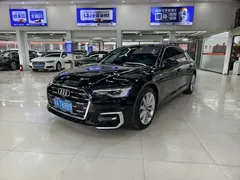 2024 Audi A6L 45 TFSI Elegance, чёрный — фото 1