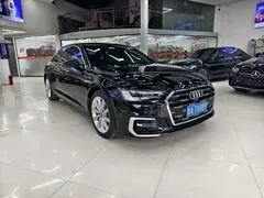 2024 Audi A6L 45 TFSI Elegance, чёрный — фото 2