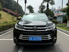 2021 Toyota Highlander 2.0T 4WD Luxury 7, чёрный — фото 2