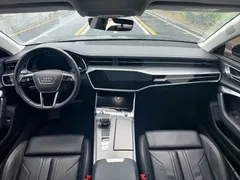 2021 Audi A7 45 TFSI, синий — фото 7