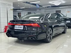 2023 Audi A7L 45 TFSI quattro S-line, чёрный — фото 4