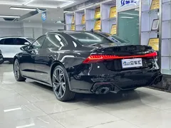 2023 Audi A7L 45 TFSI quattro S-line, чёрный — фото 6