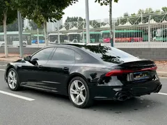 2022 Audi A7L 45 TFSI quattro S-line, чёрный — фото 9