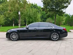 2020 Mercedes-Benz S-Class S 450 L 4MATIC, чёрный — фото 4
