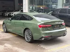 2021 Audi A5 Sportback 40 TFSI, зелёный — фото 8