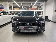 2022 Audi A6L 45 TFSI quattro, чёрный — фото 2