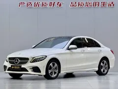 2021 Mercedes-Benz C-Class C 260 L Sport, белый — фото 1