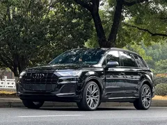 2023 Audi Q7 55 TFSI quattro S line, чёрный — фото 1