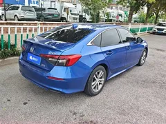 2022 Honda Civic 240TURBO CVT, синий — фото 3