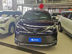 2021 Toyota Sienna 2.5L Hybrid Ultimate, синий — фото 2
