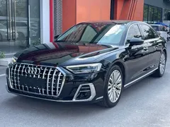 2021 Audi A8L 50 TFSI quattro Luxury, чёрный — фото 1