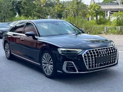 2021 Audi A8L 50 TFSI quattro Luxury, чёрный — фото 3