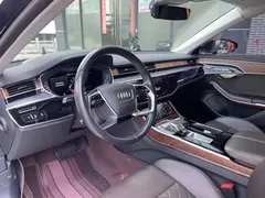2021 Audi A8L 50 TFSI quattro Luxury, чёрный — фото 20