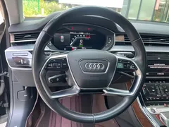 2021 Audi A8L 50 TFSI quattro Luxury, чёрный — фото 24