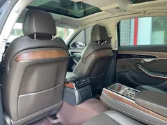 2021 Audi A8L 50 TFSI quattro Luxury, чёрный — фото 28