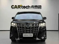 2021 Toyota Alphard Hybrid 2.5L Luxury, чёрный — фото 1