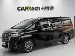 2021 Toyota Alphard Hybrid 2.5L Luxury, чёрный — фото 3