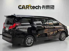 2021 Toyota Alphard Hybrid 2.5L Luxury, чёрный — фото 4