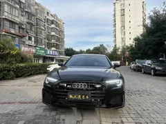 2022 Audi A6L 55 TFSI quattro, чёрный — фото 2