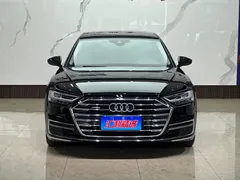 2021 Audi A8L 50 TFSI quattro Luxury, чёрный — фото 2