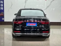 2021 Audi A8L 50 TFSI quattro Luxury, чёрный — фото 4