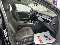 2021 Audi A8L 50 TFSI quattro Luxury, чёрный — фото 20