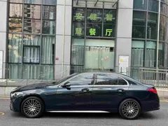2022 Mercedes-Benz C-Class C 260 L Sport, зелёный — фото 2
