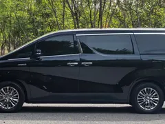 2021 Toyota Alphard Hybrid 2.5L Premium, чёрный — фото 3