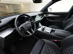 2024 Audi Q6 45 TFSI quattro 6-seat, чёрный — фото 12