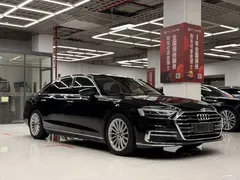 2021 Audi A8L 50 TFSI quattro Comfort, чёрный — фото 3