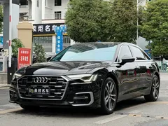 2021 Audi A6L 40 TFSI Luxury Elegant, чёрный — фото 1