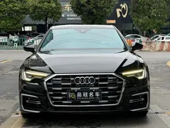2021 Audi A6L 40 TFSI Luxury Elegant, чёрный — фото 2