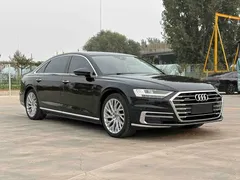 2021 Audi A8L 50 TFSI quattro Luxury, чёрный — фото 3